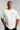 Chain Stitch Oversized Tee - White